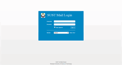 Desktop Screenshot of mail.sust.edu